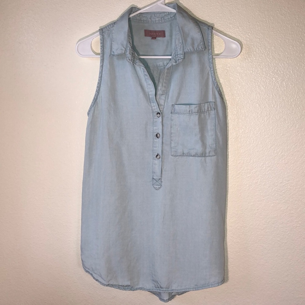 Chambray Top